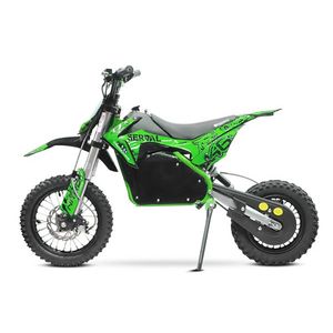 Motocicleta electrica Eco Serval PRIME 1200W 12 10 48V 15Ah Lithiu ION, culoare Verde imagine