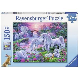 Puzzle Unicorni la apus, 150 piese imagine