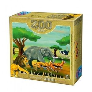 Joc educativ D-Toys Zoo alfabet - joc romanesc imagine