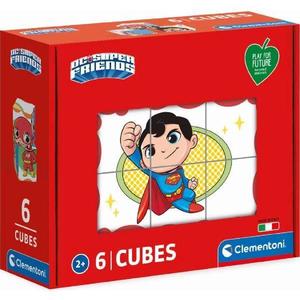 Puzzle 6 cuburi. DC Super Friends imagine