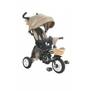 Tricicleta pliabila cu sezut reversibil Bebe Royal Milano Crem imagine