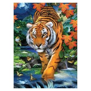 Prima pictura pe numere junior mica - Tigru la panda imagine