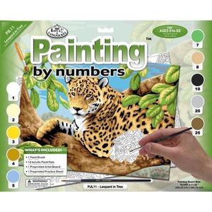 Pictura pe numere juniori - Leopard imagine