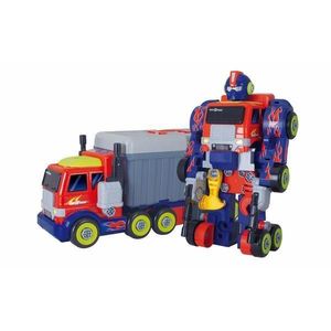 Jucarie 3 in 1: camion, robot si banc de lucru Hola Toys imagine