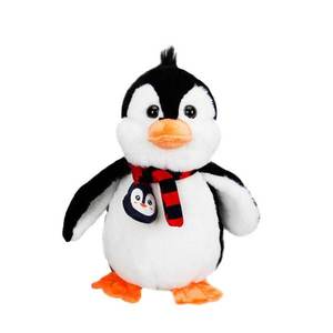 Pinguin de plus, Puffy Friends, 28 cm imagine