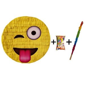 Pinata cu bat si confetti Emoji Zurliu, PinaStar imagine