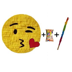 Pinata cu bat si confetti Emoji Pupic, PinaStar imagine
