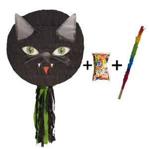 Pinata cu bat si confetti Pisica Malefica, PinaStar imagine