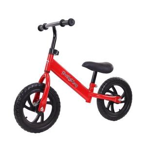 Bicicleta de echilibru pentru incepatori, Bicicleta fara pedale pentru copii intre 2 si 5 ani, Rosie imagine