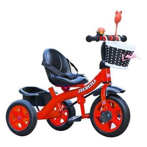 Tricicleta cu pedale pentru copii 2-5 ani, Rosie imagine