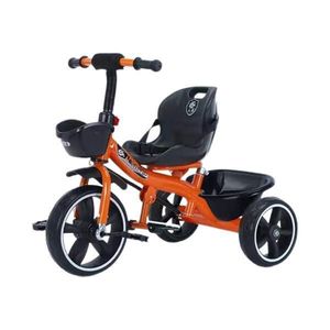 Tricicleta cu pedale pentru copii intre 2 ani si 6 ani, Portocalie imagine