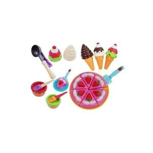 Set inghetata si prajitura de joaca, pentru copii, multicolor, LeanToys, 5038 imagine