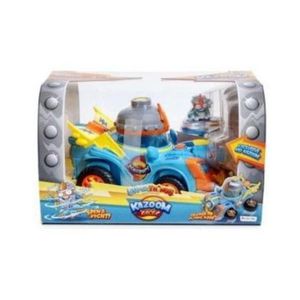 Figurina SuperThings cu vehicul, Kazoom Racer si Kid Kazoom imagine
