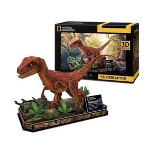 Puzzle 3D - Velociraptor | CubicFun imagine