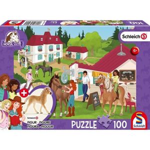 Puzzle 100 piese - Horse Club - Grajduri de Echitatie | Schmidt imagine
