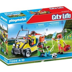 Set de joaca - City Life - Vehicul galben de salvare | Playmobil imagine