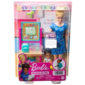 Set mobilier cu papusa Barbie blonda | Mattel imagine