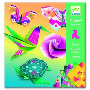 Set Origami - Animale si flori exotice | Djeco imagine