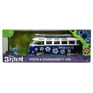 Autobuz Volkswagen cu figurina Stitch | Jada Toys imagine
