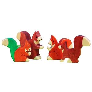 Set 4 figurine - Familie de veverite | Didy Toys imagine