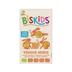 Biscuiti Eco Biskids fara zahar cu morcov pentru copii +36 luni, Belkron, 120 g imagine