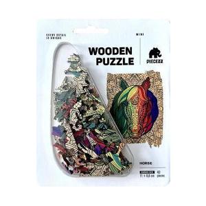 Puzzle 40 din lemn: Cal imagine
