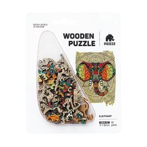 Puzzle 40 din lemn: Elefant imagine
