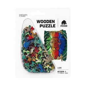 Puzzle lemn Leu imagine