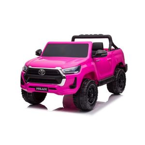 Masinuta electrica pentru fetite, Toyota Hilux 4x4 180W 12V 14Ah PREMIUM, culoare Barbie Pink imagine