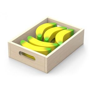 Set Fructe si legume in ladita, din lemn imagine