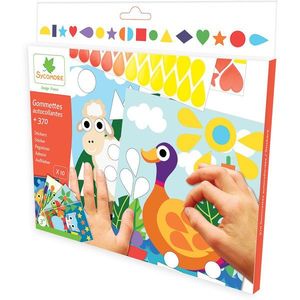 Joc de creatie, Sycomore, Autocolante colorate cu animale imagine