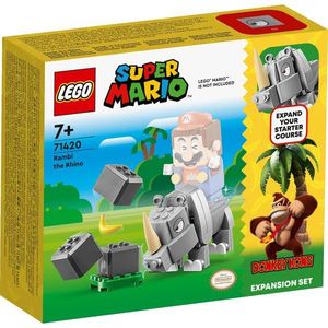 LEGO® Super Mario - Set de extindere Rinocerul Rambi (71420) imagine