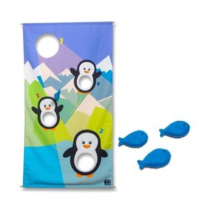 Hraneste pinguinii, joc de aruncare la tinta, BS Toys imagine