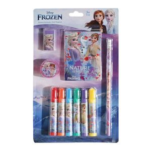 Set de colorat cu carioci si agenda, Frozen 2, 10 buc imagine