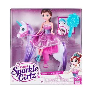 Set de joaca Sparkle Girlz, Papusa cu Unicorn imagine