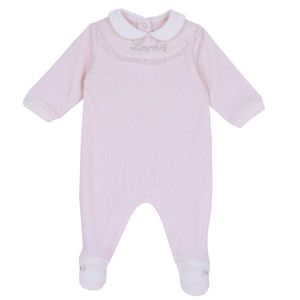 Salopeta bebelusi Chicco din velur, roz, 02792-65MFCI imagine