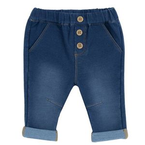 Pantaloni lungi copii Chicco denim, albastru, 08954-65MFCO imagine
