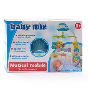 Carusel muzical Baby Mix cu proiectii si sunete Red imagine
