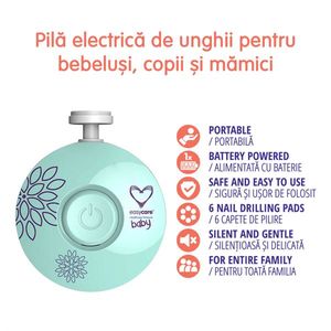 Pila electrica de unghii EasyCare Baby pentru bebelusi copii si mamici imagine