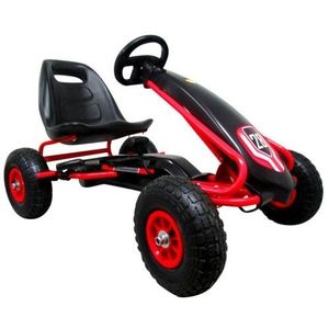 Kart cu pedale R-Sport Gokart roti gonflabile G4 negru imagine