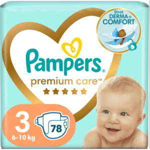 Scutece Pampers Premium Care jumbo pack marime 3, 6-10 kg, 78 buc imagine