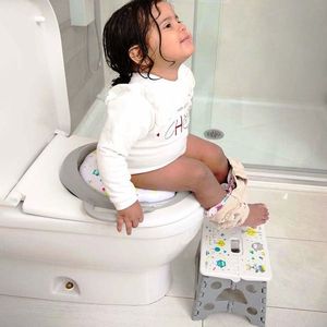 Reductor toaleta Bbluv Poti cu perna confortabila si detasabila Grey imagine