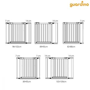 Extensie poarta de siguranta pentru copii Guardino 7 cm metal alb 700011 imagine