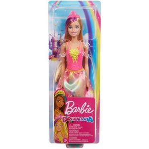 Barbie Papusa Printesa Dreamtopia Cu Coronita Roz imagine