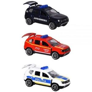 Set Majorette Dacia Duster SOS cu masina de jandarmerie, salvare si politie imagine