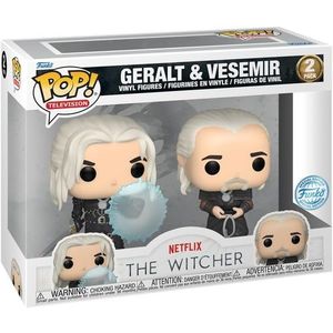Set 2 figurine - The Witcher - Geralt and Vesemir | Funko imagine