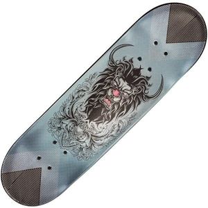 Skateboard Action One, dublu print, aluminiu, 70 x 20 cm, Multicolor, The King imagine
