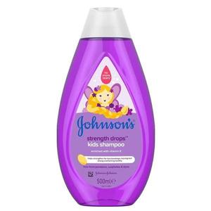 Sampon pentru Par Rezistent - Johnson's Strength Drops Kids Shampoo, 500 ml imagine
