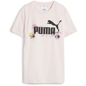 Tricou copii Puma x Spongebob Squarepants 62221224, 117-128 cm, Roz imagine