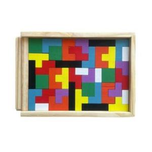 Tetris din lemn in cutie, 7Toys imagine